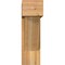 Ekena Millwork Traditional Block Rough Sawn Bracket w/ Offset Brace, Western Red Cedar, 8"W x 26"D x 26"H BKT0806X26X26TRA05RWR - alternate 2